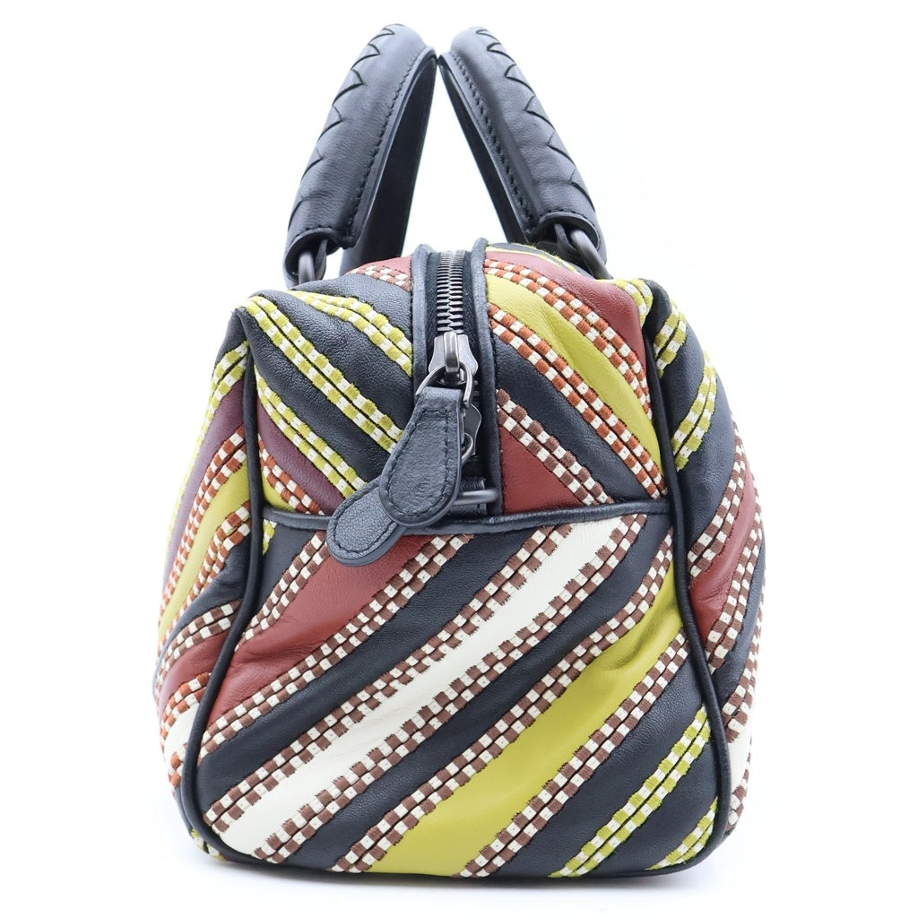 BOTTEGA VENETA(ボッテガヴェネタ) ミニボストンバッグ ハンドバッグ マルチカラー レザー レディース