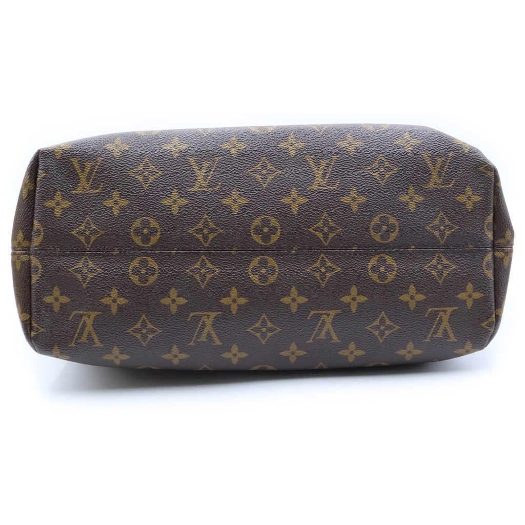 LOUIS VUITTON(ルイヴィトン) モノグラム ラスパイユPM ハンドバッグ ブラウン PVCレザー M40608 レディース
