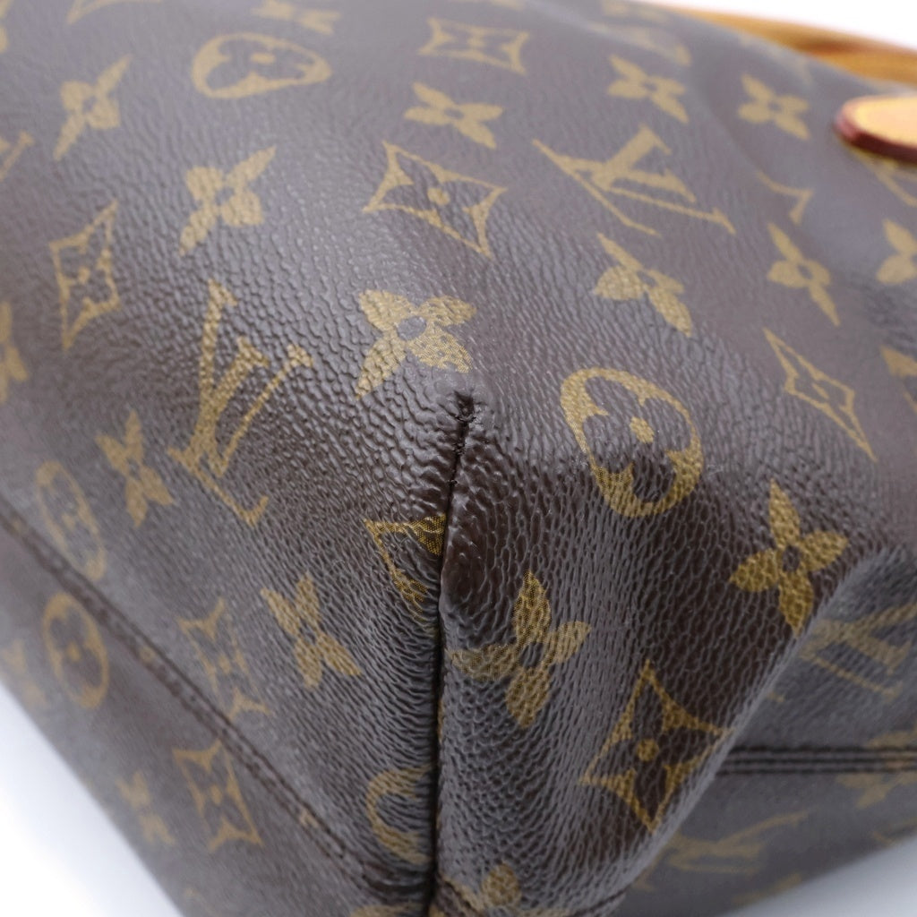 LOUIS VUITTON(ルイヴィトン) モノグラム ラスパイユPM ハンドバッグ ブラウン PVCレザー M40608 レディース