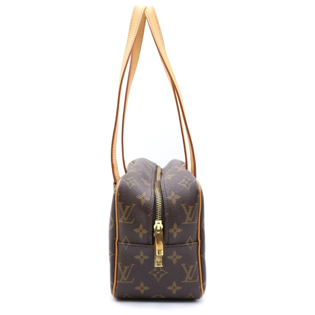 LOUIS VUITTON(ルイヴィトン) モノグラム シテMM ハンドバッグ ブラウン PVCレザー M51182 レディース