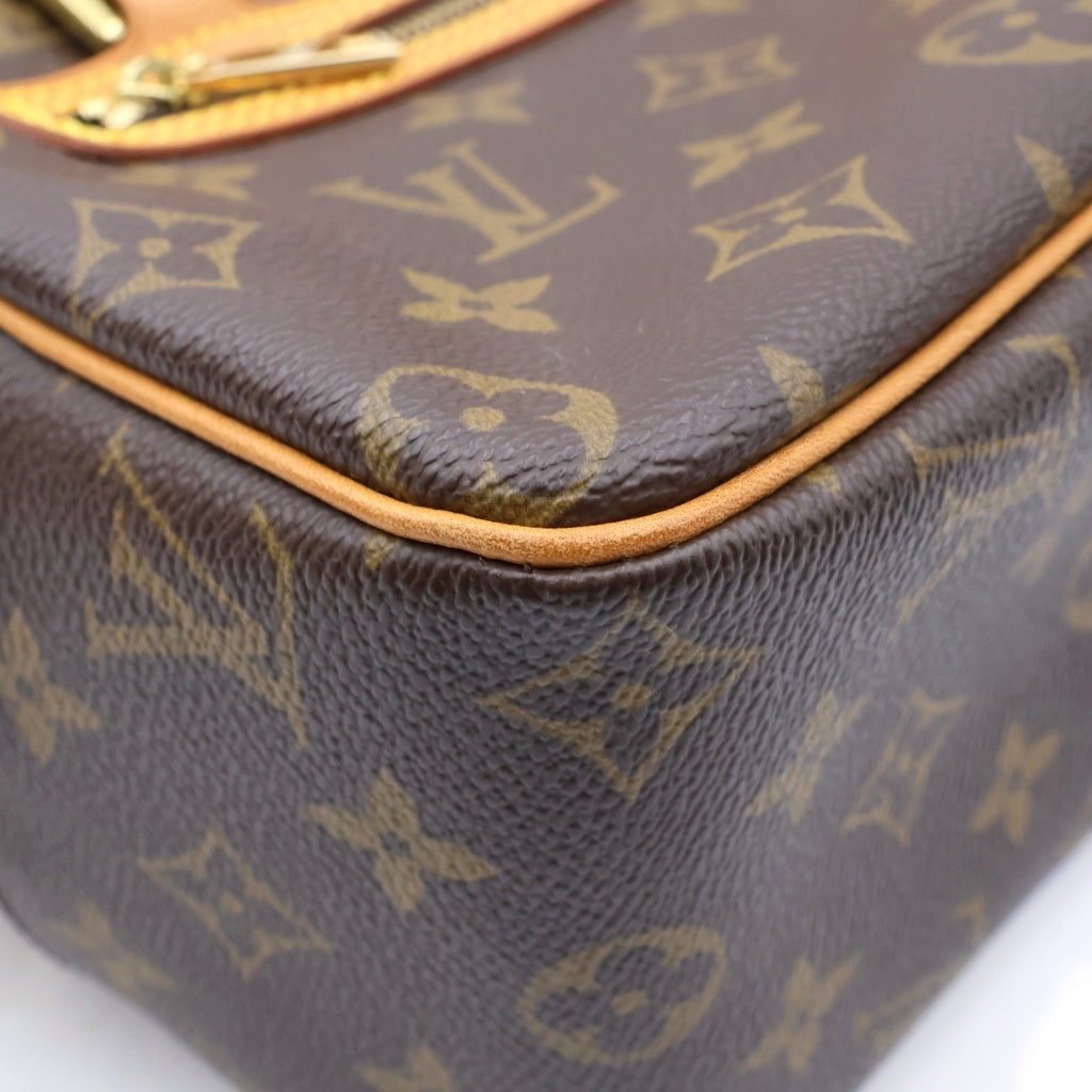LOUIS VUITTON(ルイヴィトン) モノグラム シテMM ハンドバッグ ブラウン PVCレザー M51182 レディース