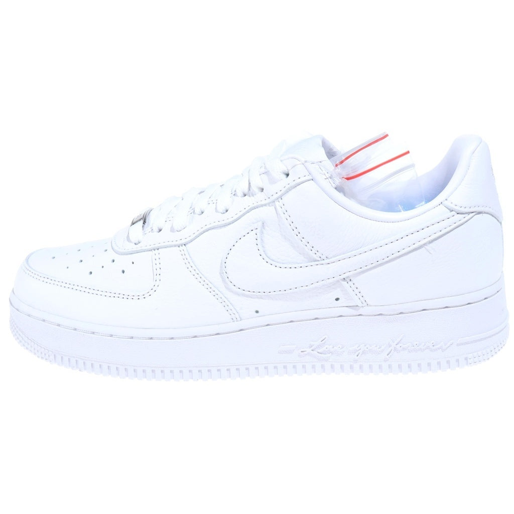 NIKE(ナイキ) ×DRAKE NOCTA AIR FORCE 1 LOW LOVE YOU FORVER WHITE CZ8065-100 ドレイクノクタ エアフォース1 ローカットスニーカー ホワイト US9.5/27.5cm
