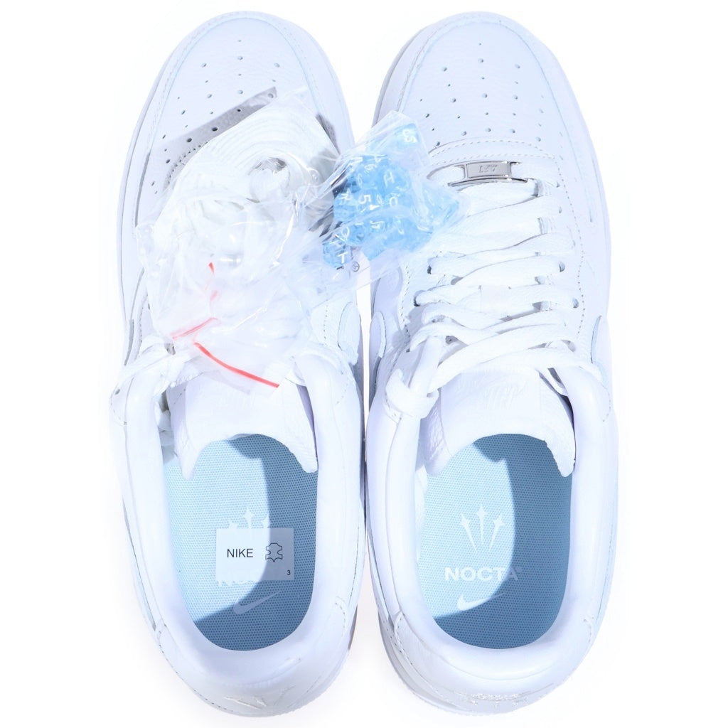 NIKE(ナイキ) ×DRAKE NOCTA AIR FORCE 1 LOW LOVE YOU FORVER WHITE CZ8065-100 ドレイクノクタ エアフォース1 ローカットスニーカー ホワイト US9.5/27.5cm