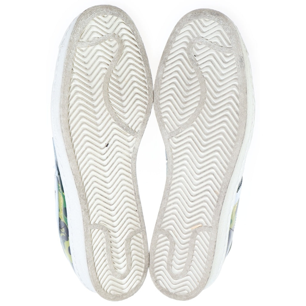 adidas(アディダス) ×A BATHING APE SUPERSTAR 80S ABC-CAMO GZ8981 アベイシング エイプ スーパースター カモ ローカットスニーカー カーキ US9.5/27.5cm