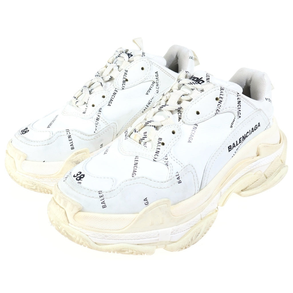 BALENCIAGA(バレンシアガ) TRIPLE S トリプルS ダッド ローカットスニーカー ホワイト レディース 524039