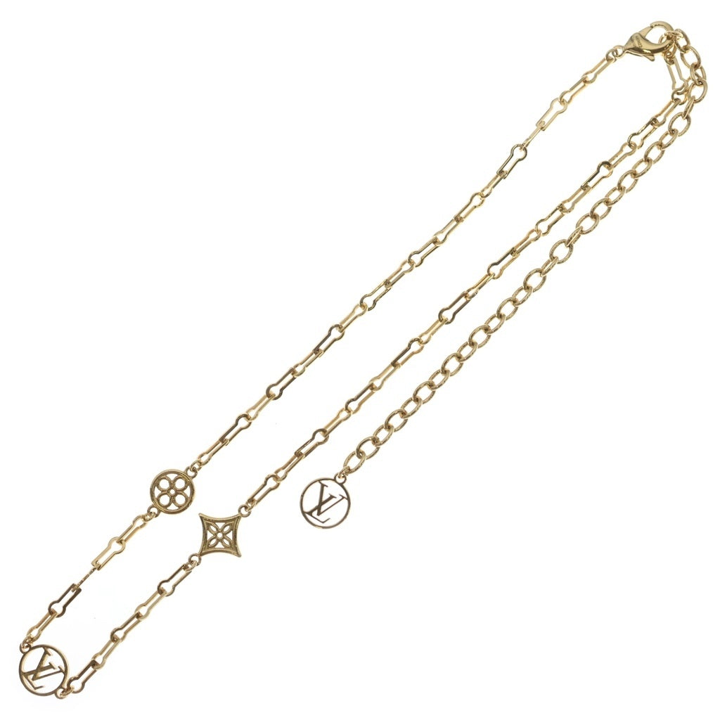 LOUIS VUITTON(ルイヴィトン) COLLIER FOREVER YOUNG コリエ フォーエバー ヤング モノグラムモチーフ チェーンネックレス ゴールド M69622 レディース