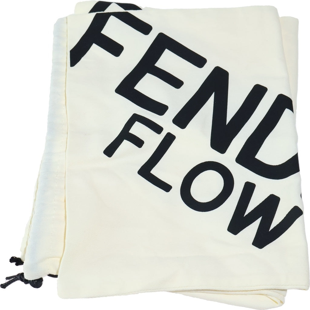 FENDI(フェンディ) FLOW フロー サイドジップ スニーカー スリッポン ローカット ブラック/ピンクベージュ レディース