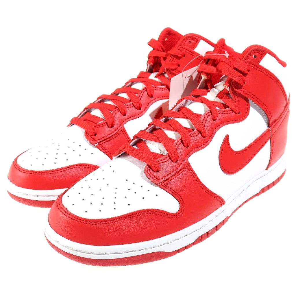 NIKE(ナイキ) DUNK HIGH RETRO CHAMPIONSHIP ダンク レトロ チャンピオンシップ ハイカットスニーカー レッド/ホワイト DD1399-106