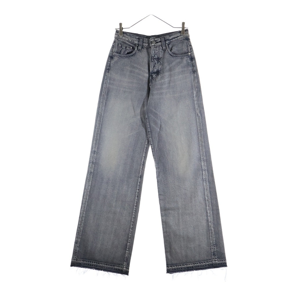 AMIRI(アミリ) デニムパンツ ワイド グレー PF22WDF015