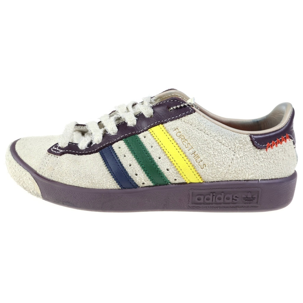 adidas(アディダス) ×BRAIN DEAD Forest Hills ブレインデッド フォレスト ヒルズ ヘアリースエード ローカットスニーカー クリームホワイト JR7943