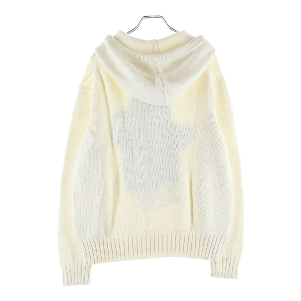 POLO RALPH LAUREN(ポロラルフローレン) Polo ベア フーデッド セーター ニットパーカー フーディー コットン リネン アイボリー WMPOSWENC021303 レディース