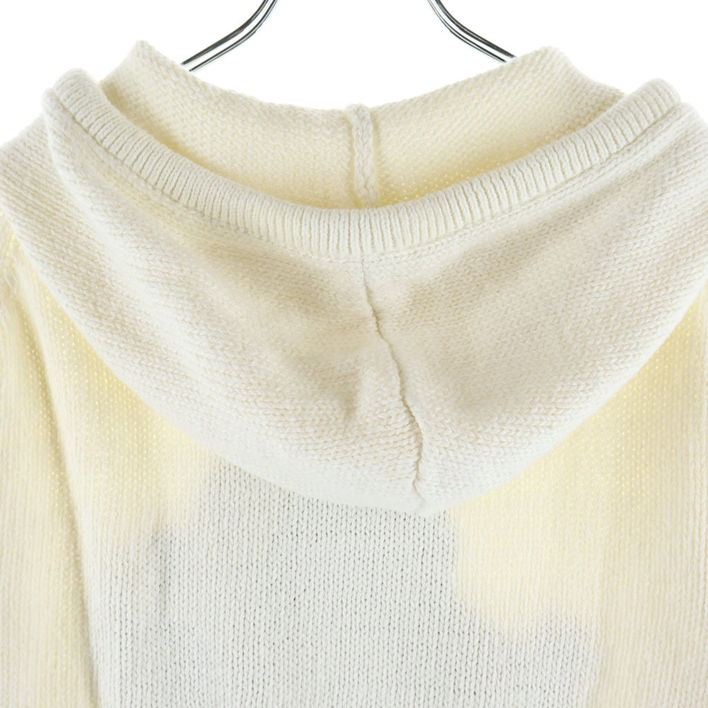 POLO RALPH LAUREN(ポロラルフローレン) Polo ベア フーデッド セーター ニットパーカー フーディー コットン リネン アイボリー WMPOSWENC021303 レディース