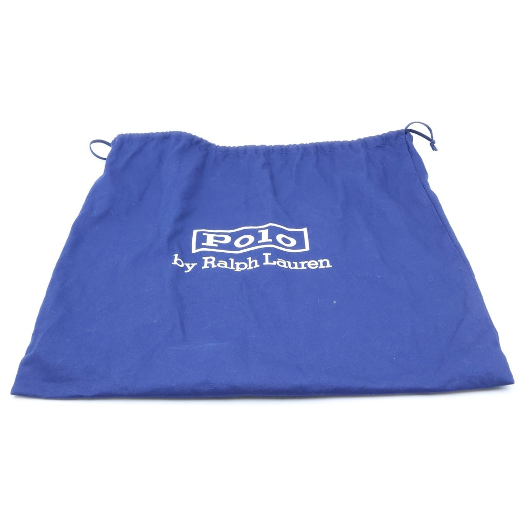 POLO RALPH LAUREN(ポロラルフローレン) Polo ID ミディアム レザー ハンド ショルダーバッグ ネイビー WAPOBAG02V20040 レディース