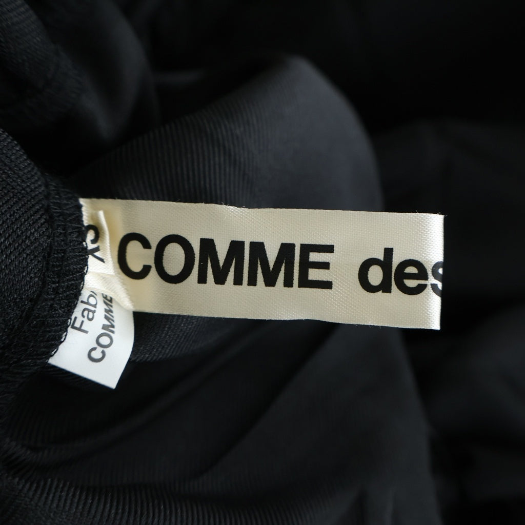 COMME des GARCONS(コムデギャルソン) 22SS リーフ型押し ジャガード ボリューム 変形 バルーンスカート ブラック GI-S012 AD2021 レディース