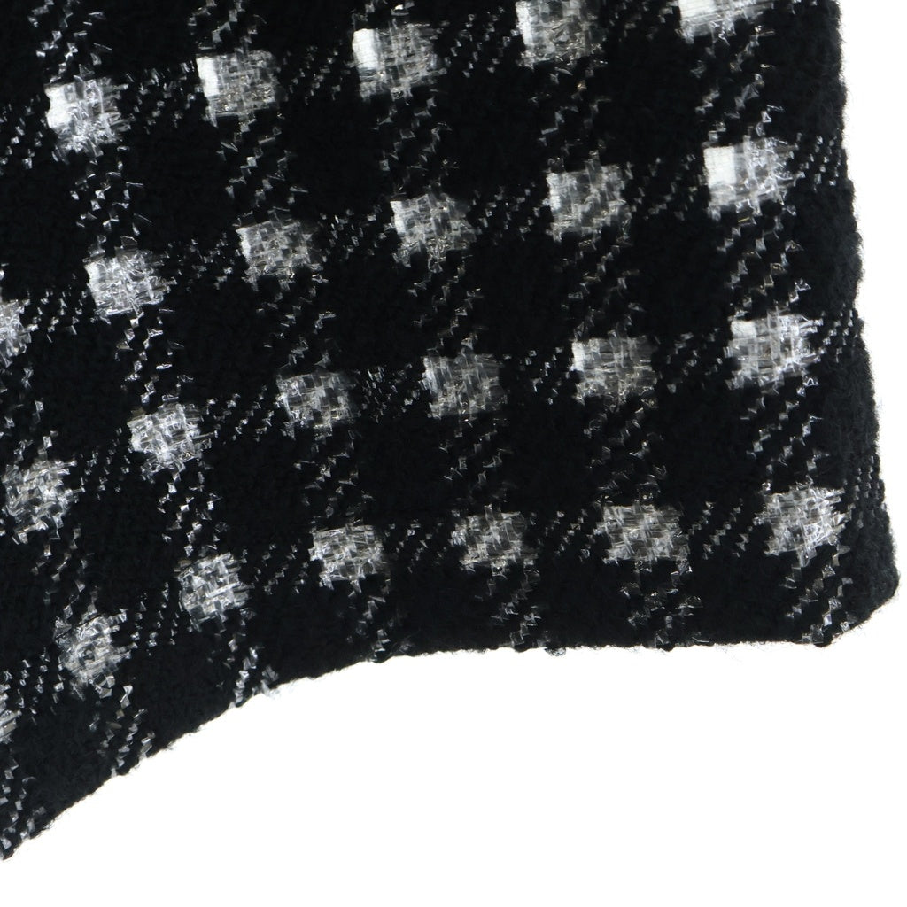 COMME des GARCONS COMME des GARCONS(コムデギャルソンコムデギャルソン) 20SS ブロックチェック ギャザースカート ブラック RF-S015 レディース