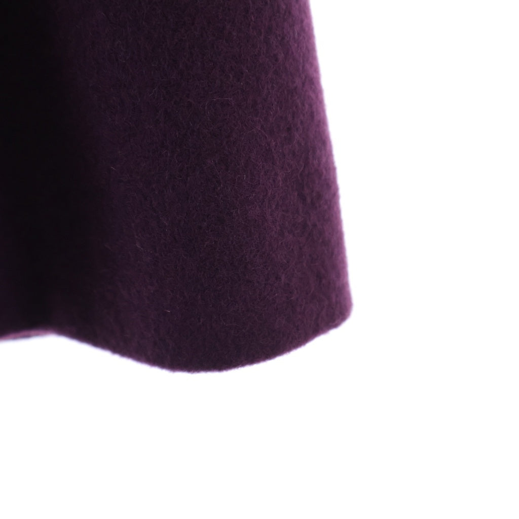 COMME des GARCONS COMME des GARCONS(コムデギャルソンコムデギャルソン) 21AW メルトンウール プリーツ ワイド ロングスカート パープル RH-S019 レディース