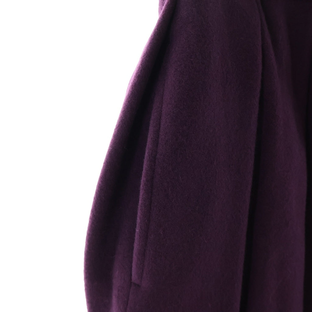 COMME des GARCONS COMME des GARCONS(コムデギャルソンコムデギャルソン) 21AW メルトンウール プリーツ ワイド ロングスカート パープル RH-S019 レディース