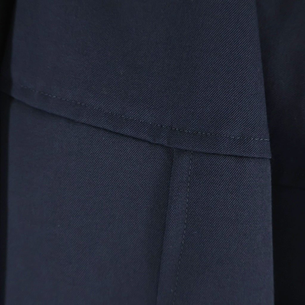 COMME des GARCONS COMME des GARCONS(コムデギャルソンコムデギャルソン) 22SS サルエル パンツ プリーツ 縮絨 ネイビー RI-P005 レディース