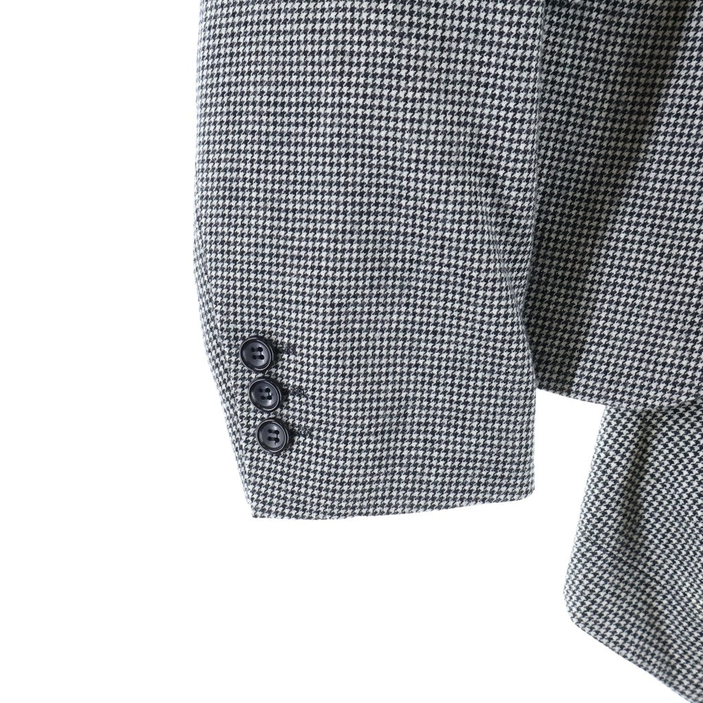 COMME des GARCONS COMME des GARCONS(コムデギャルソンコムデギャルソン) 20AW 千鳥格子 クラシック シングルテーラードジャケット/フレアスカート セットアップ グレー RF-J032 AD2020 レディース