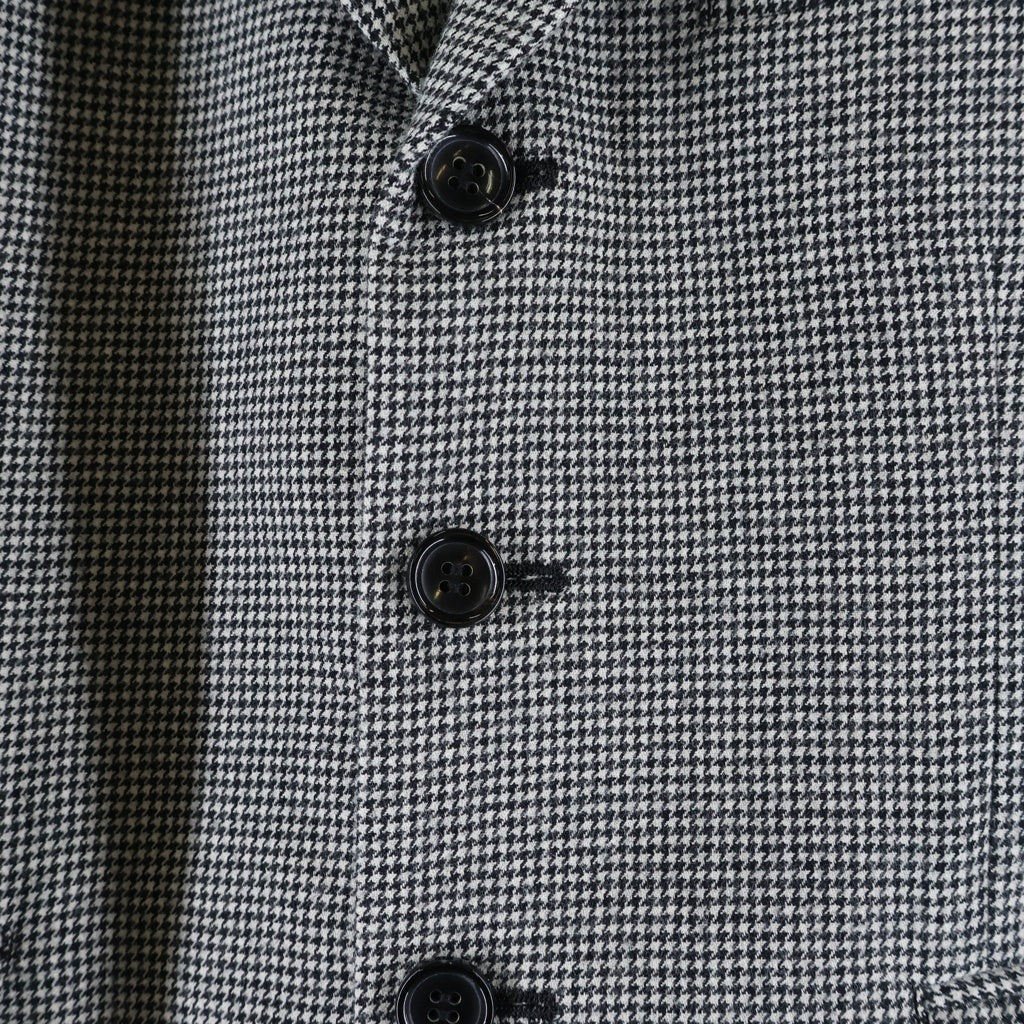 COMME des GARCONS COMME des GARCONS(コムデギャルソンコムデギャルソン) 20AW 千鳥格子 クラシック シングルテーラードジャケット/フレアスカート セットアップ グレー RF-J032 AD2020 レディース