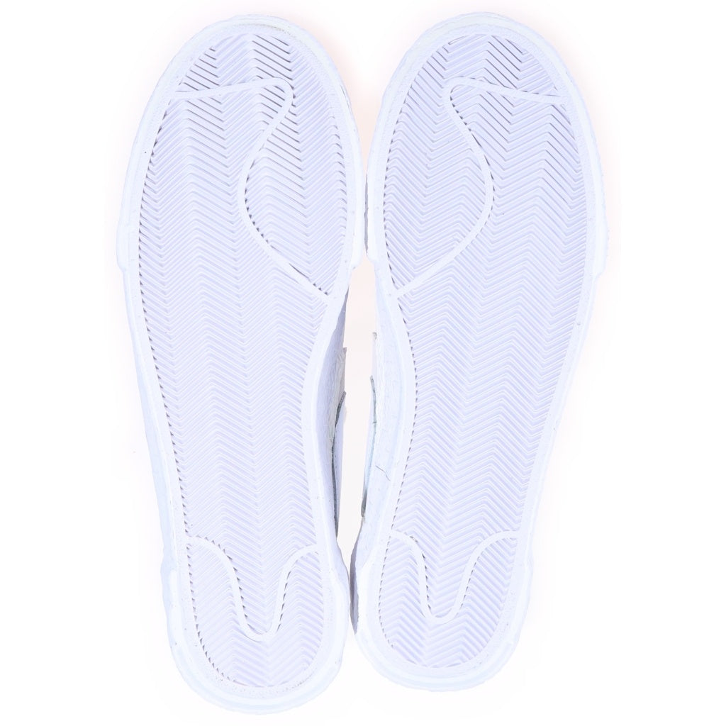 NIKE(ナイキ) ×SACAI BLAZER LOW WHITE PATENT LEATHER サカイ ブレイザー パテント レザーローカットスニーカー US9.5/27.5cm DM6443-100
