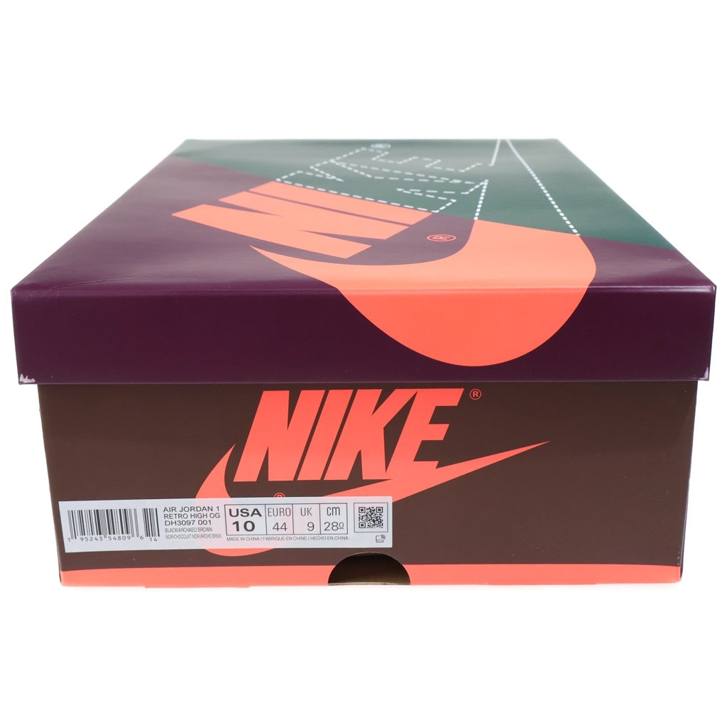 NIKE(ナイキ) AIR JORDAN HIGH OG HAND CRAFTED エアジョーダン 1 ハンド クラフテッド ハイカットスニーカー マルチ US10/28cm DH3097-001
