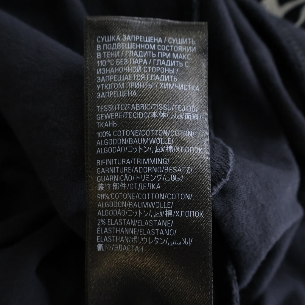 BALENCIAGA(バレンシアガ) 24SS DIY METAL TEE メタルプリント グラフィックロゴ総柄 両面プリント クルーネック半袖カットソーTシャツ ブラック 641675 TPV03
