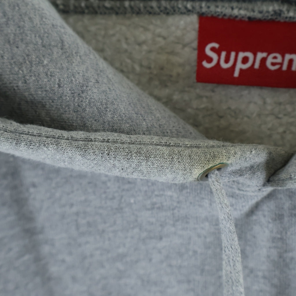 SUPREME(シュプリーム) 21AW S Logo Split Hooded Sweatshirt Sロゴ スプリットフーディー プルオーバーパーカー グレー