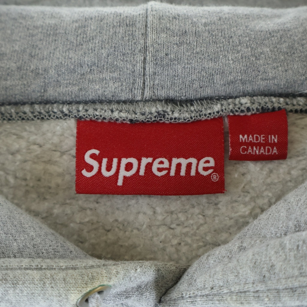 SUPREME(シュプリーム) 21AW S Logo Split Hooded Sweatshirt Sロゴ スプリットフーディー プルオーバーパーカー グレー