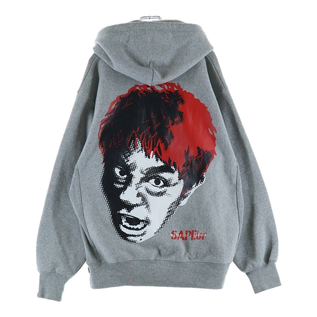 SAPEur(サプール) ×MASATOSHI HAMADA HOODED 浜田雅功 ロゴプリント