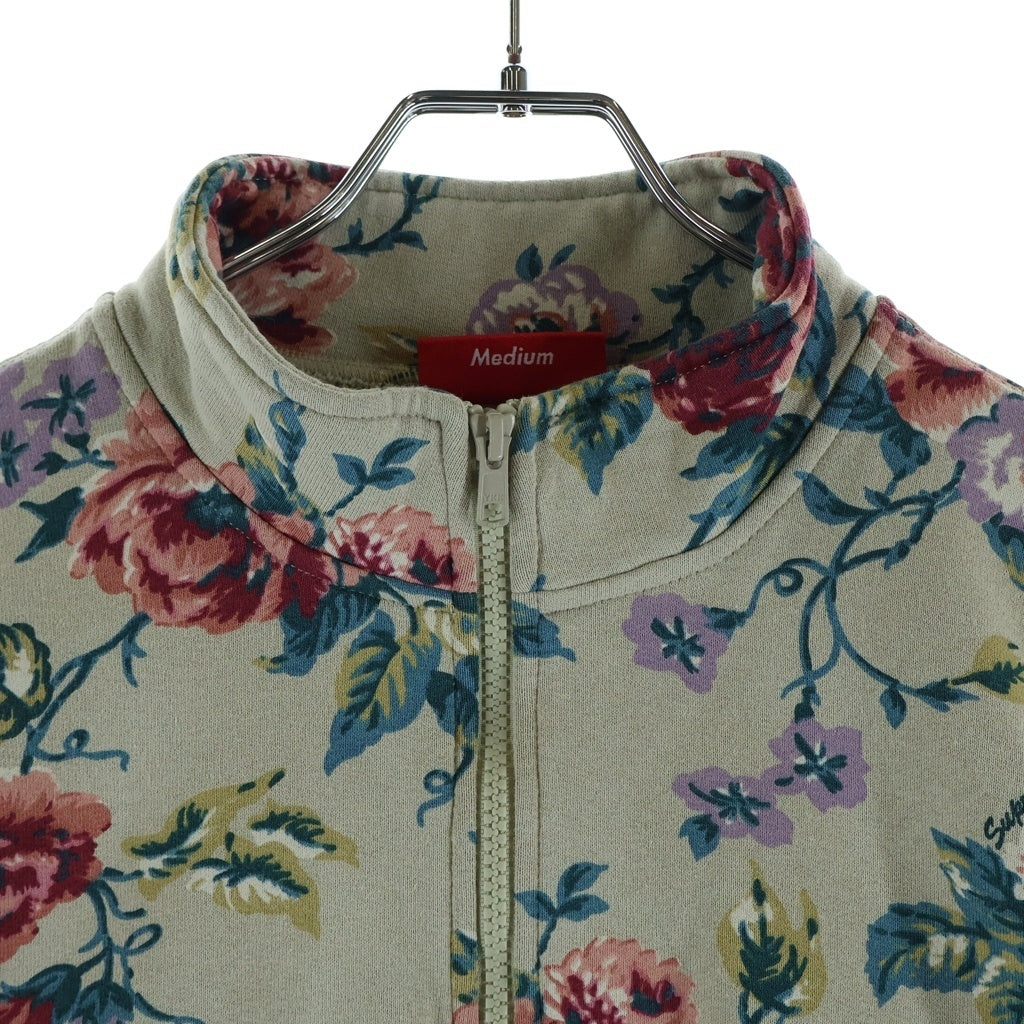 SUPREME(シュプリーム) 26SS Small Box Half Zip Pullover スモールボックスロゴ フローラル ハーフジップ スウェット プルオーバー トレーナー ベージュ