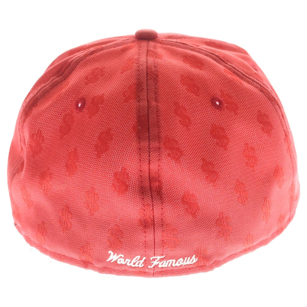 SUPREME(シュプリーム) 18SS ×NEW ERA Monogram Box Logo ニューエラ モノグラム ボックスロゴ 6パネルキャップ 帽子 レッド