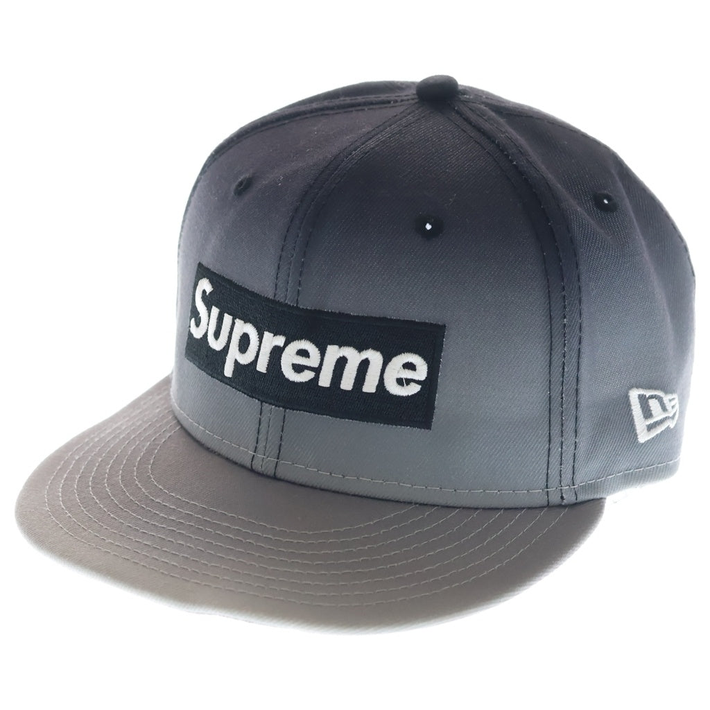 SUPREME(シュプリーム) 23SS Gradient Box Logo New Era グラデーション ボックスロゴ ベースボールキャップ 帽子 グレー
