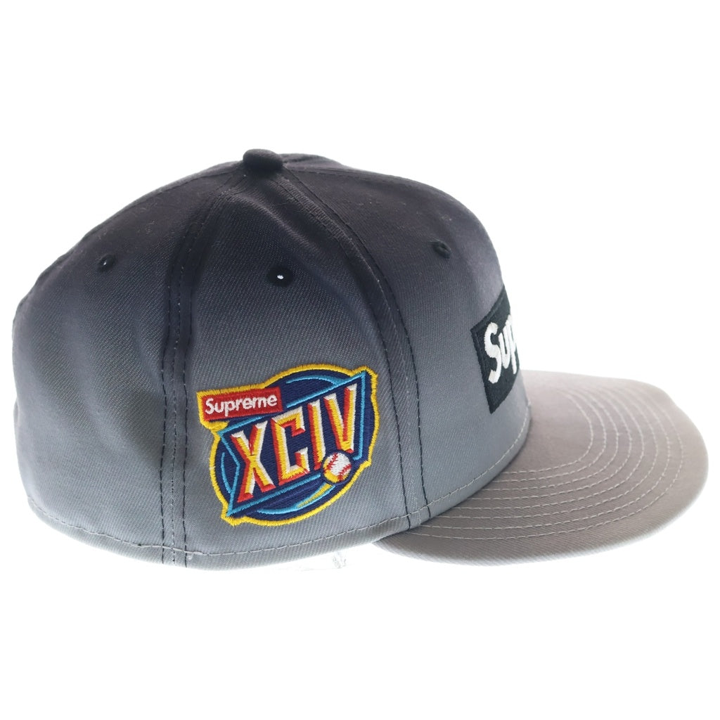 SUPREME(シュプリーム) 23SS Gradient Box Logo New Era グラデーション ボックスロゴ ベースボールキャップ 帽子 グレー