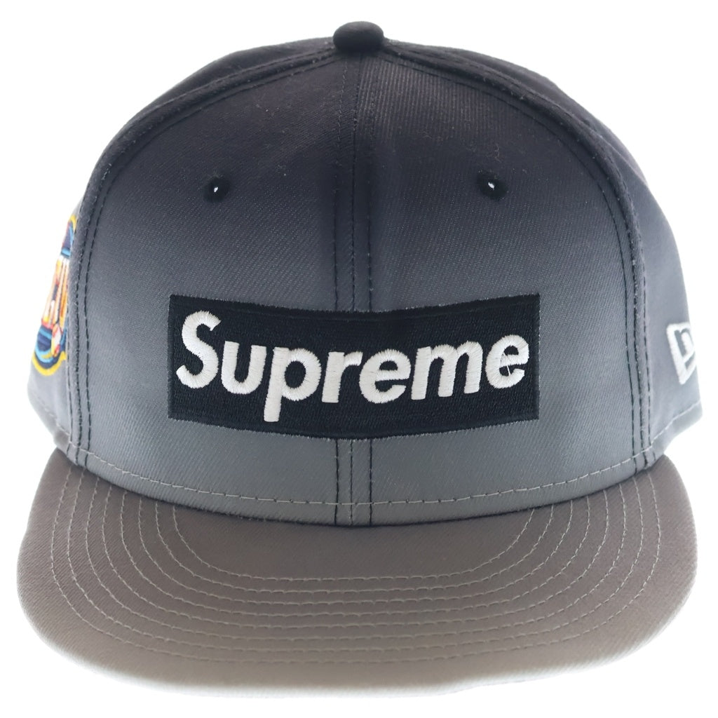 SUPREME(シュプリーム) 23SS Gradient Box Logo New Era グラデーション ボックスロゴ ベースボールキャップ 帽子 グレー