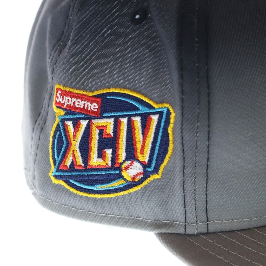 SUPREME(シュプリーム) 23SS Gradient Box Logo New Era グラデーション ボックスロゴ ベースボールキャップ 帽子 グレー