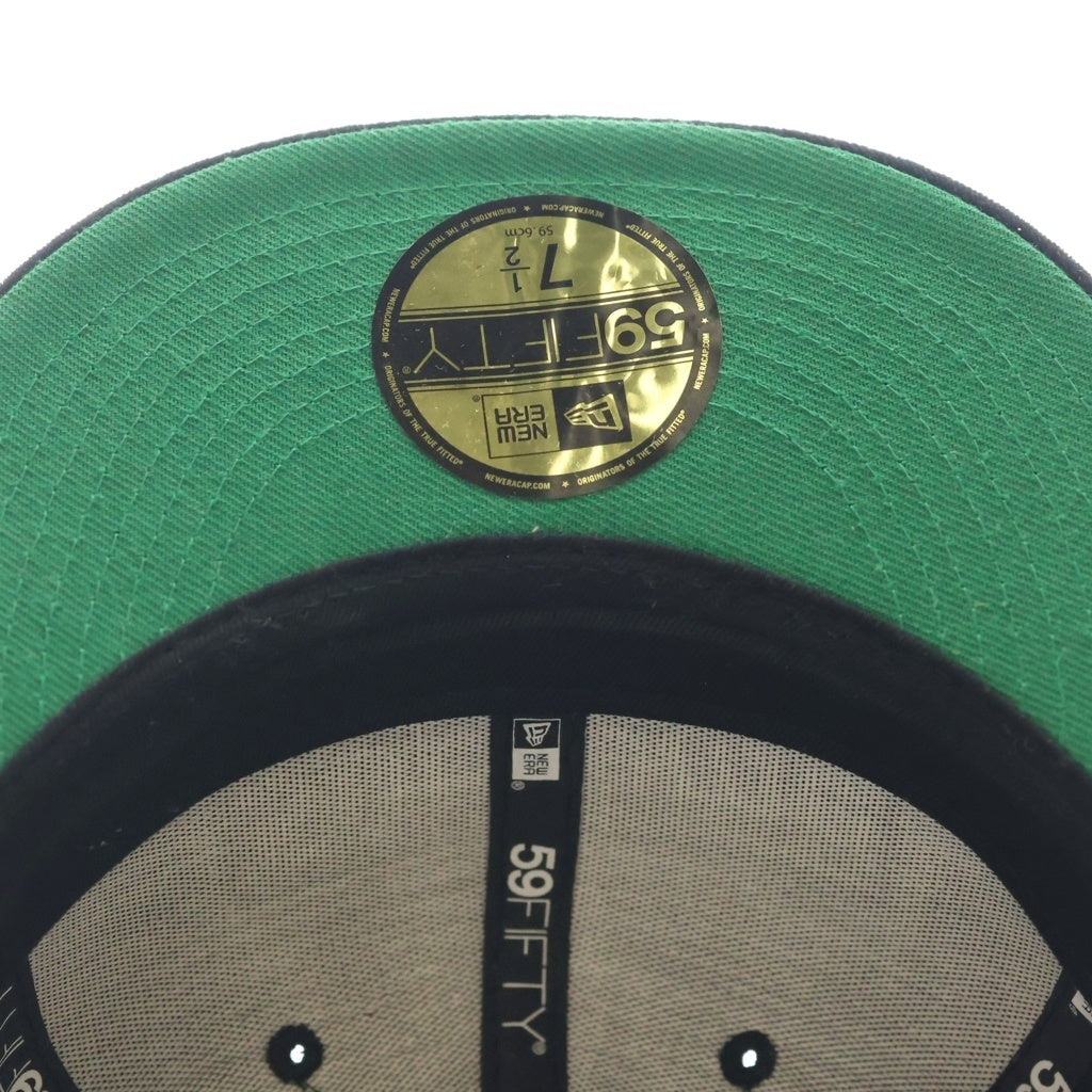 SUPREME(シュプリーム) 22AW ×NEW ERA Velour Box Logo Cap ニューエラ ベロア ボックスロゴ ベースボール キャップ 帽子 ブラック