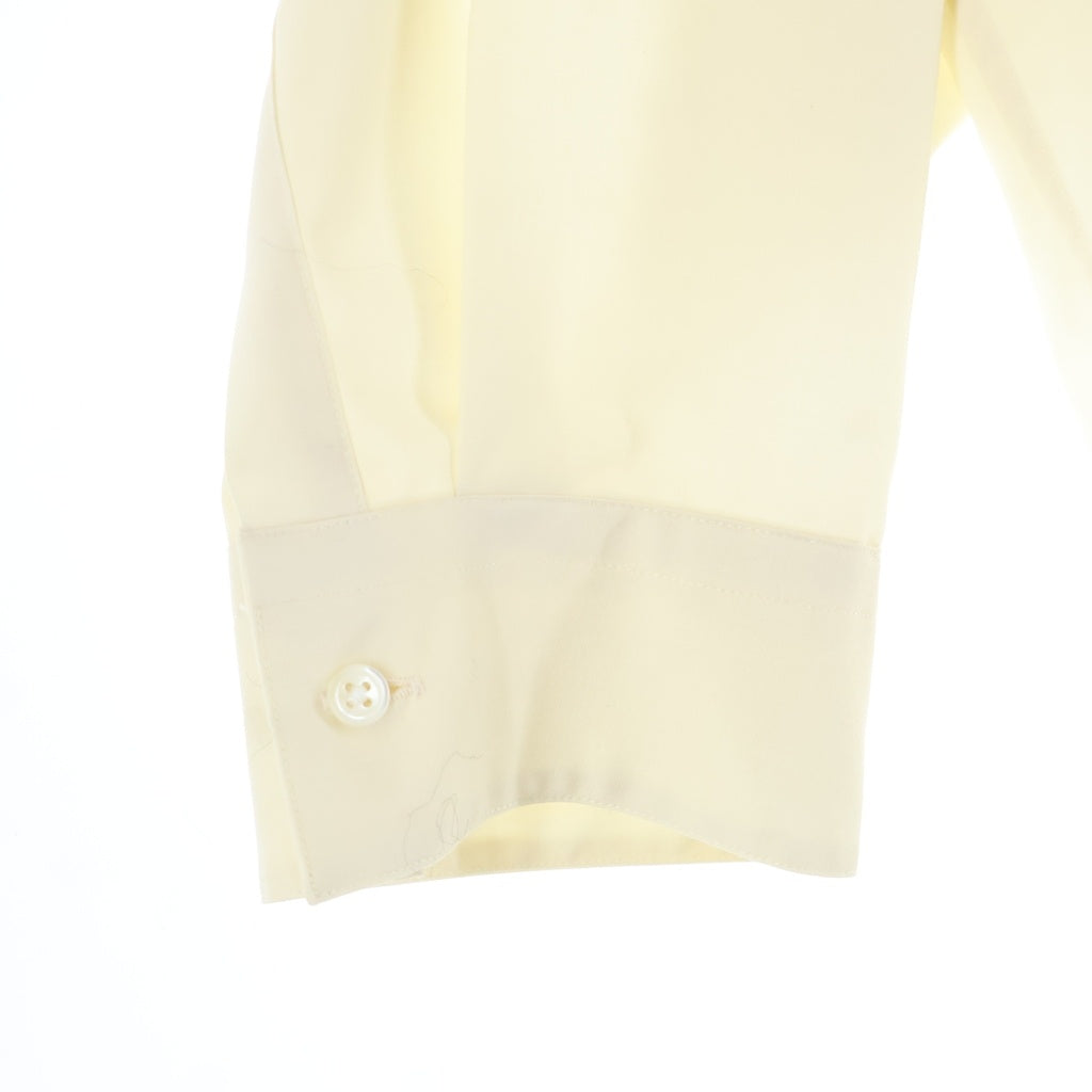 Graphpaper(グラフペーパー) 21AW FINE WOOL TROPICAL OVERSIZED SHIRT ファイン ウール トロピカル オーバーサイズ 長袖シャツ イエロー GM213-50241