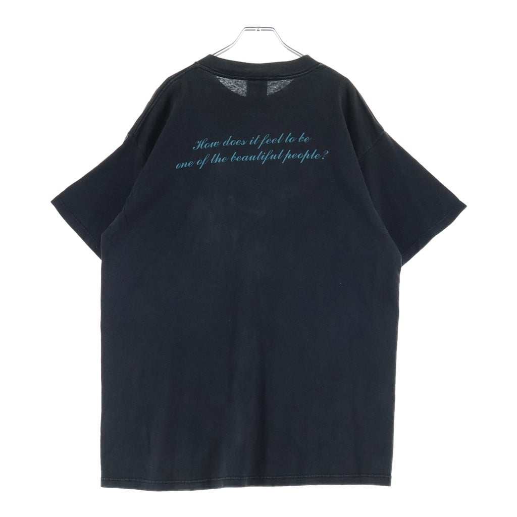 VINTAGE(ヴィンテージ) 90S VINTAGE Marilyn Manson The Beautiful People ヴィンテージ マリリン マンソン ビューティフル ピープル クルーネック 半袖Tシャツ カットソー ブラック