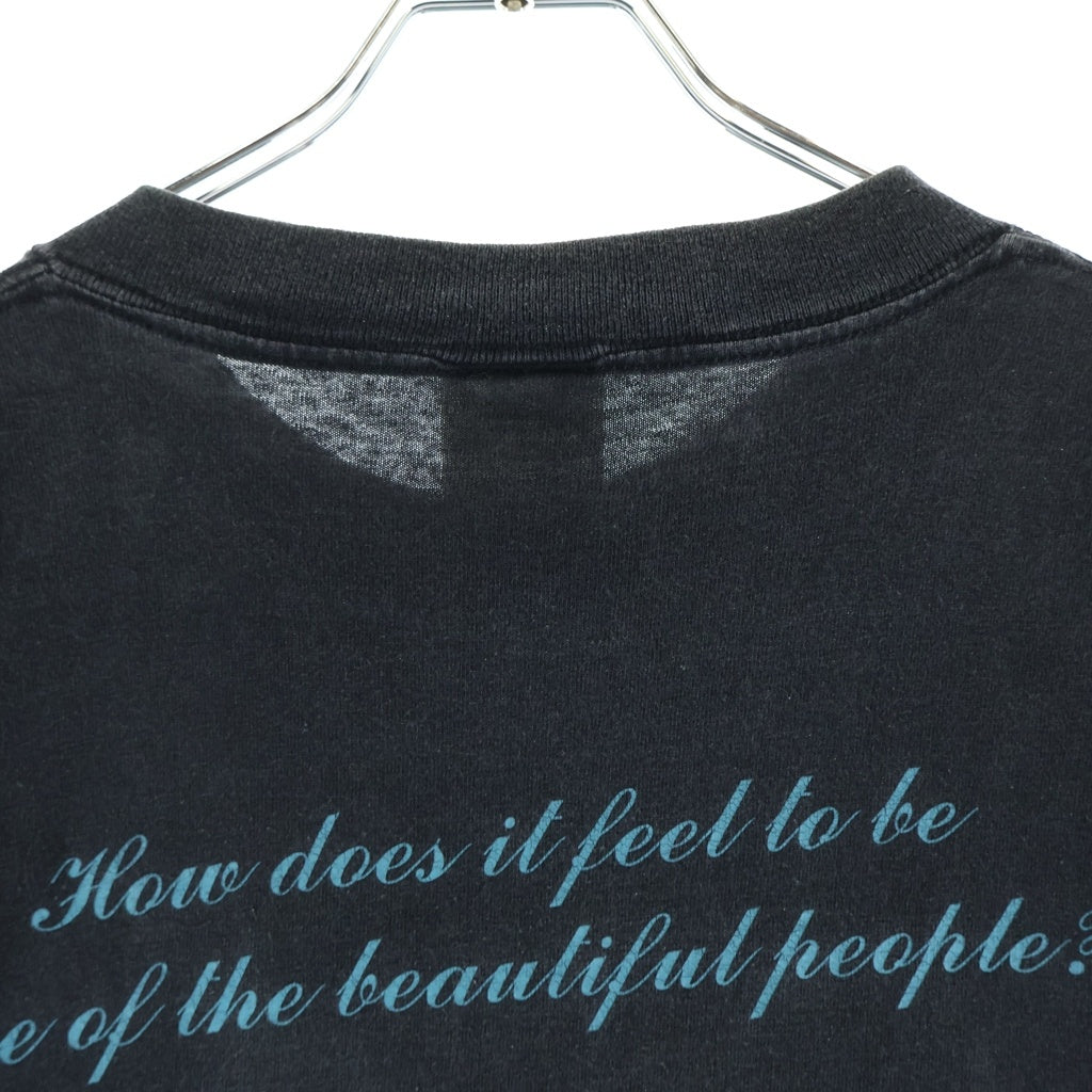 VINTAGE(ヴィンテージ) 90S VINTAGE Marilyn Manson The Beautiful People ヴィンテージ マリリン マンソン ビューティフル ピープル クルーネック 半袖Tシャツ カットソー ブラック