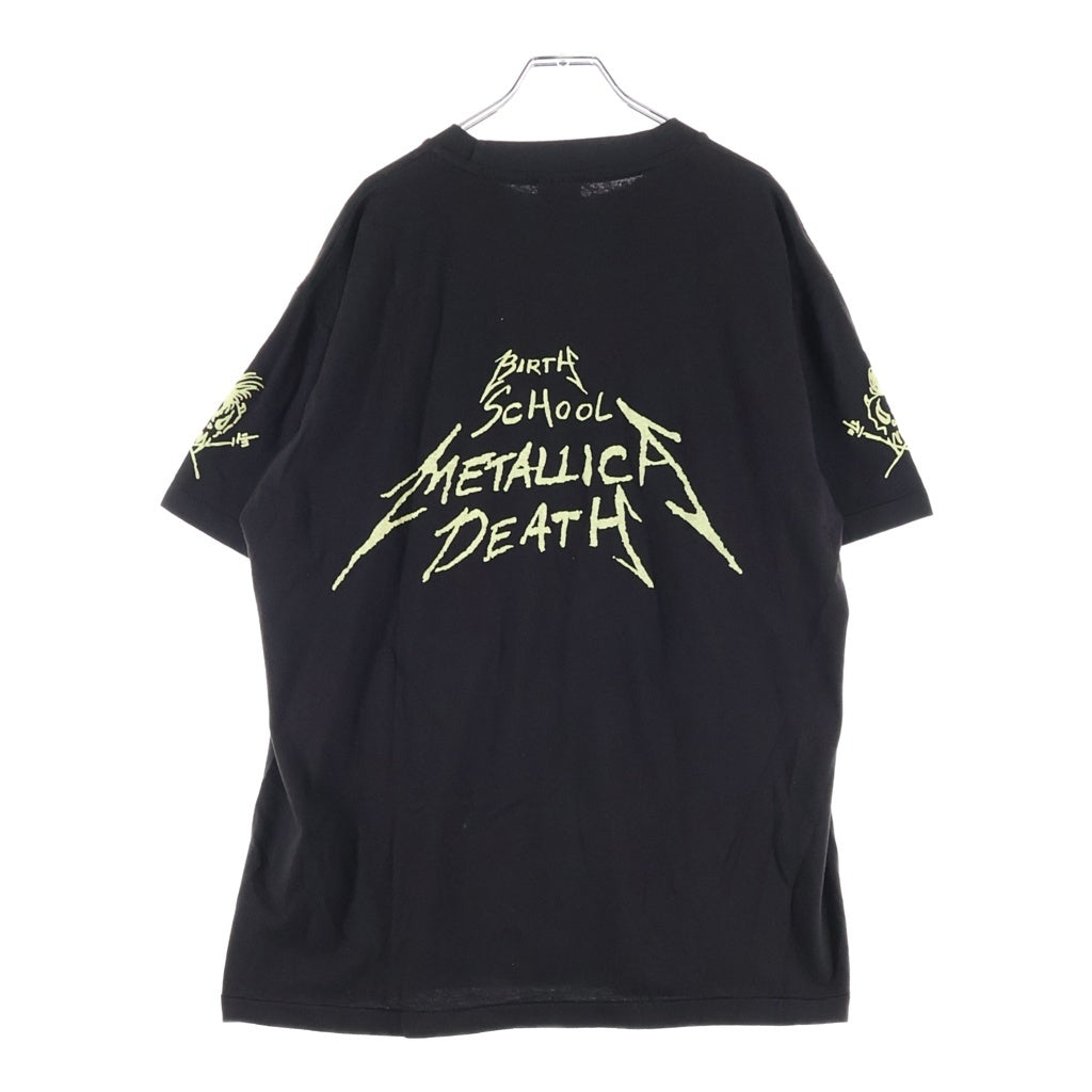 VINTAGE(ヴィンテージ) 90S VINTAGE METALLICA Birth Death Crossed Arms ヴィンテージ メタリカ バース デス クロス アーム フォトプリント クルーネック 半袖Tシャツ カットソー ブラック