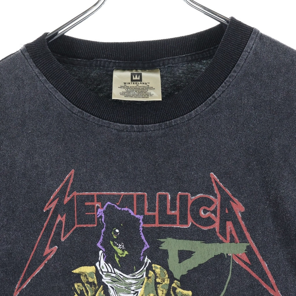 VINTAGE(ヴィンテージ) 90S VINTAGE METALLICA PUSHEAD UNFORGIVEN ヴィンテージ メタリカ パスヘッド アンフォーギブン 両面プリント クルーネック 半袖Tシャツカットソー ブラック