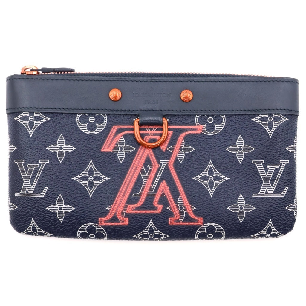 LOUIS VUITTON(ルイヴィトン) モノグラムインク アップサイドダウン ポシェット アポロPM ポーチ マルチポーチ ネイビー M62898