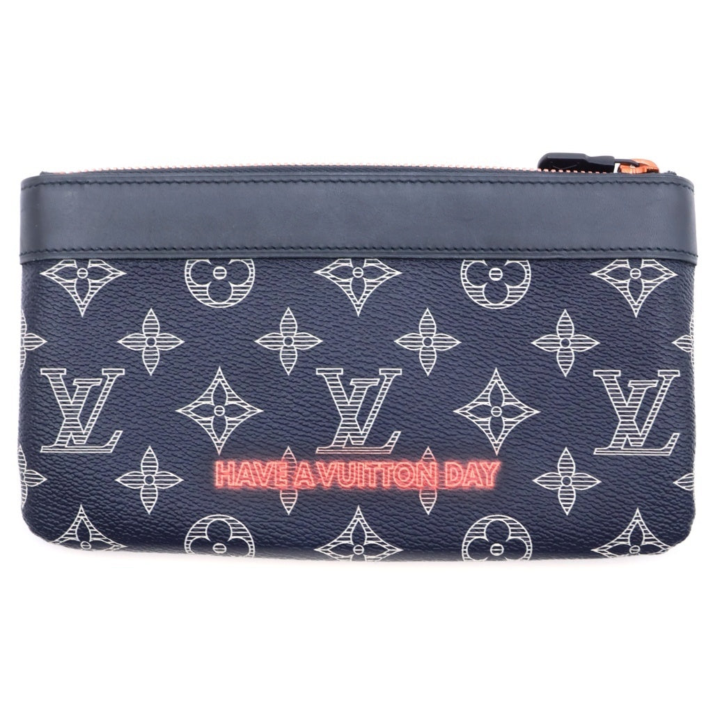 LOUIS VUITTON(ルイヴィトン) モノグラムインク アップサイドダウン ポシェット アポロPM ポーチ マルチポーチ ネイビー M62898