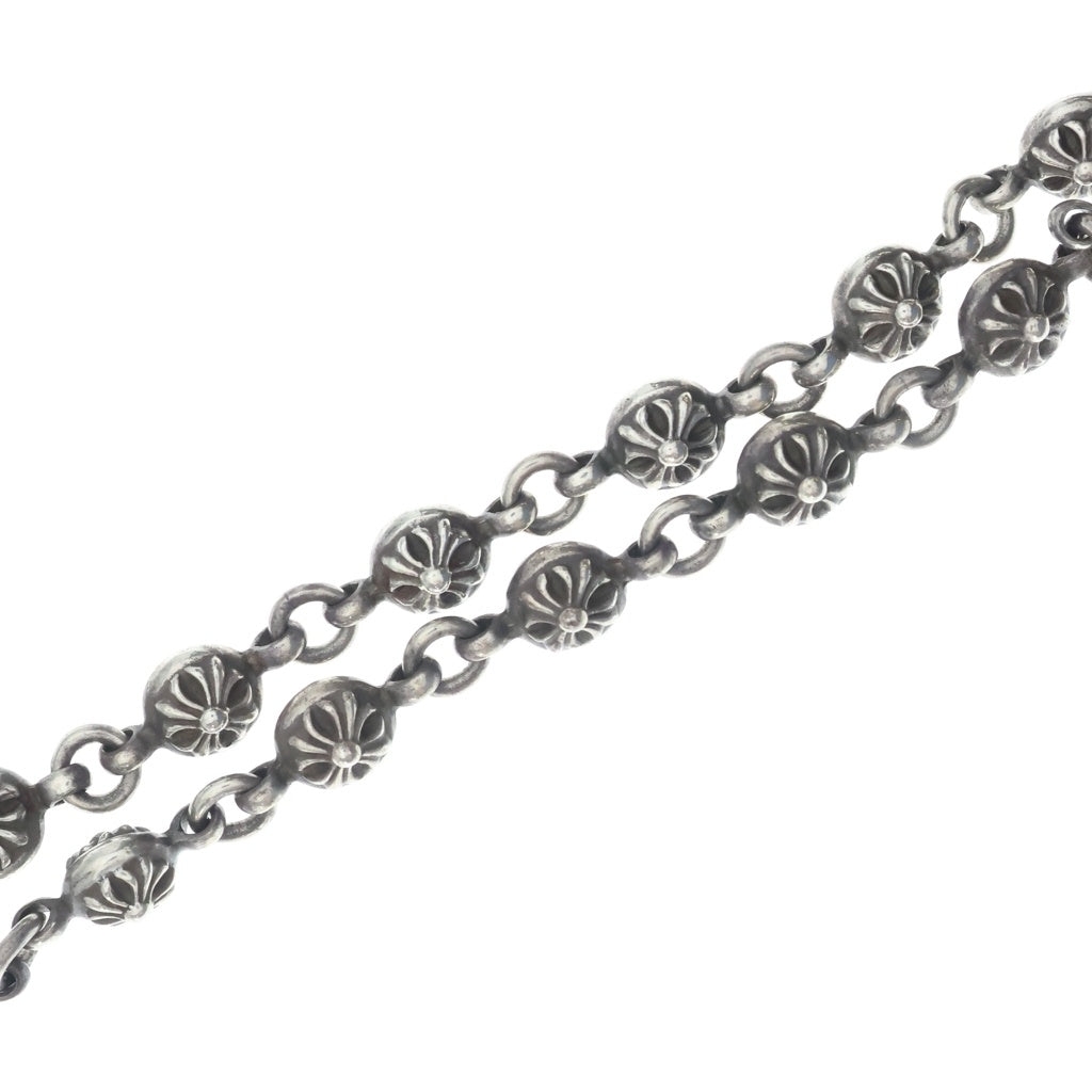 CHROME HEARTS(クロムハーツ) #1 CRSBL CHN FILIG CRS クロスボールチェーン フィリグリークロスXS ネックレス シルバー BCA191