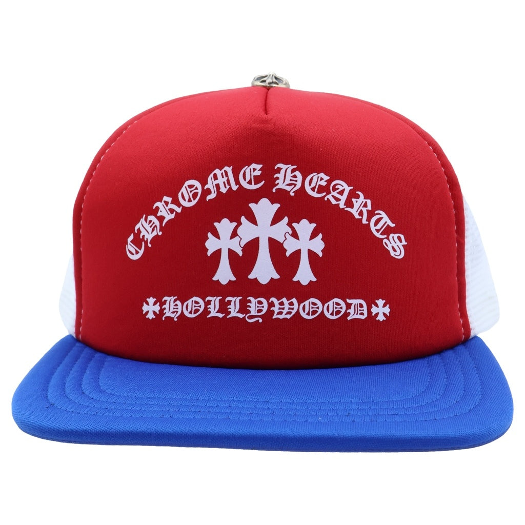 CHROME HEARTS(クロムハーツ) TRUCKER CAP ING TACO キングタコ トラッカーキャップ 帽子 レッド/ホワイト/ブルー