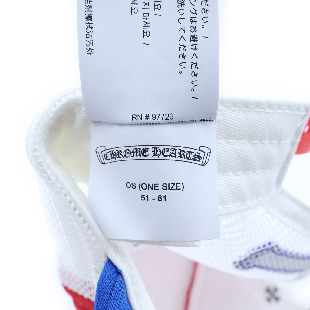 CHROME HEARTS(クロムハーツ) TRUCKER CAP ING TACO キングタコ トラッカーキャップ 帽子 レッド/ホワイト/ブルー