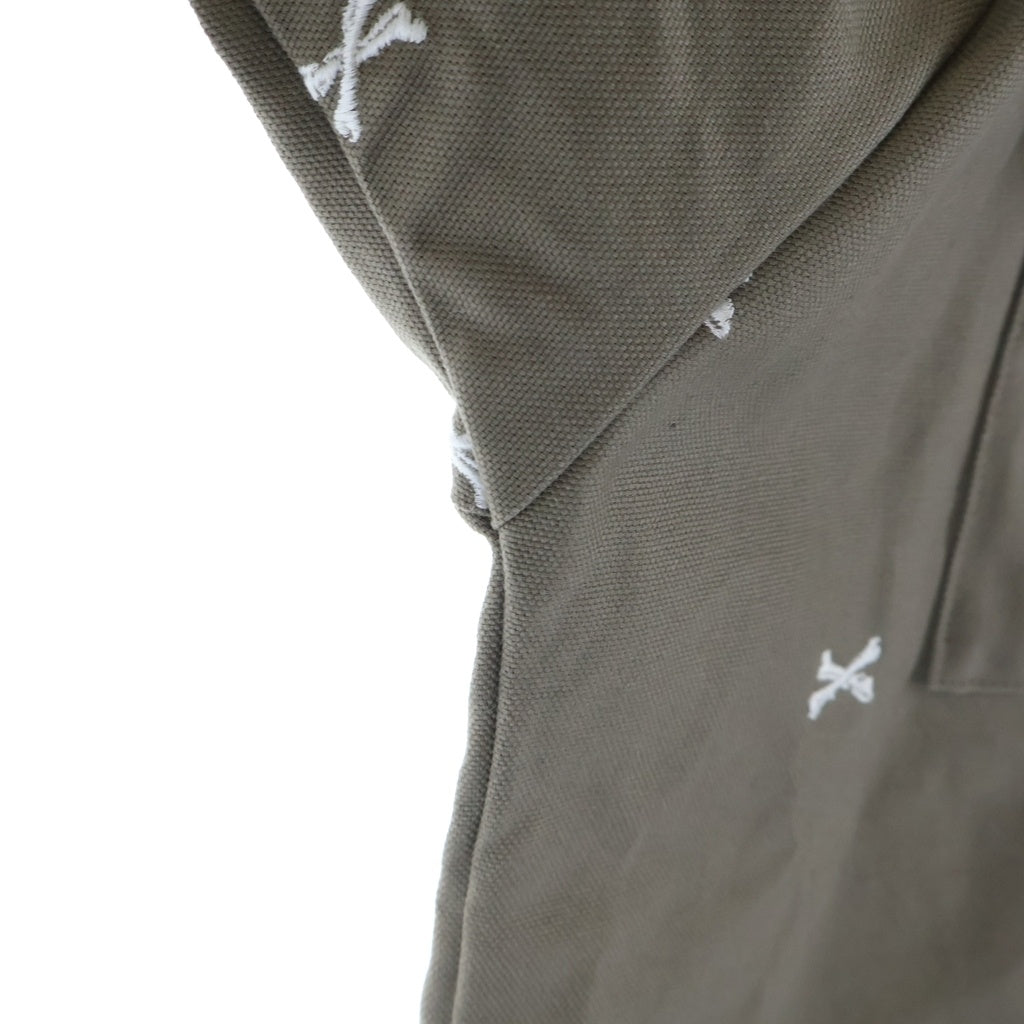WTAPS(ダブルタップス) 22SS JUNGLE 01/LS/COTTON.OXFORD.TEXTILE ジャングル01 ロングスリーブ シャツ ジャケット ブラウン 221WVDT-SHM02
