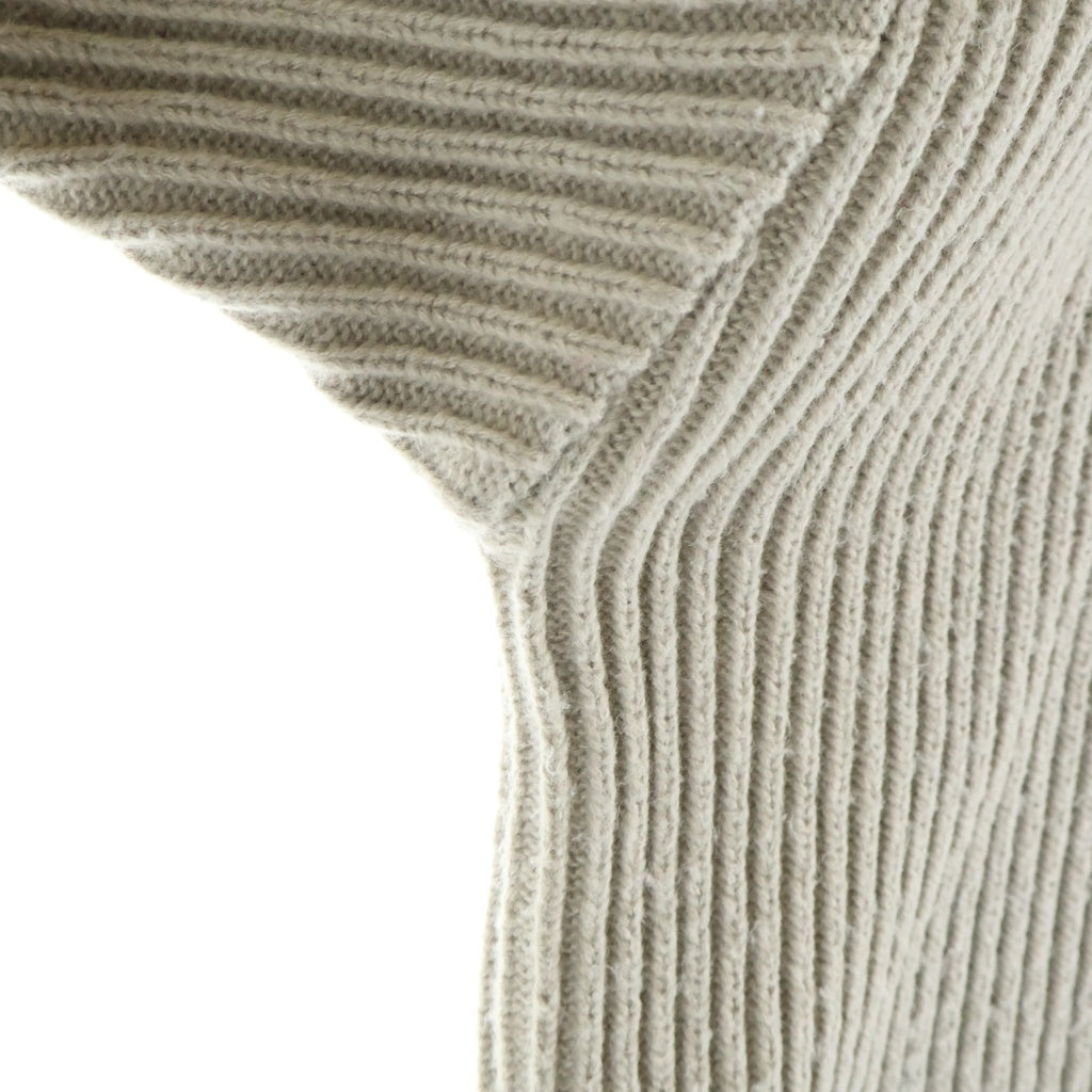 WTAPS(ダブルタップス) 24AW DECK/SWEATER/POLY クルーネック ニットセーター ベージュ 242MADT-KNM06