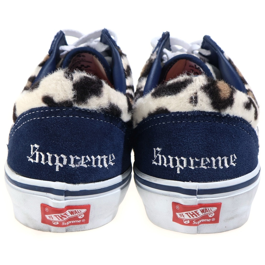 SUPREME(シュプリーム) 23AW ×VANS Leopard Old Skool バンズ レオパード オールドスクール ローカットスニーカー シューズ ネイビー US10/28cm VN0A5FCBBX9